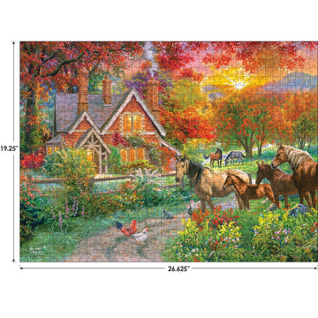 Roseart - Abraham Hunter - Homestead - 1000 Piece Jigsaw Puzzle For Adults