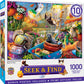 MasterPieces 1000 Piece Seek & Find Jigsaw Puzzle for Adults, Family, Or Youth - Greenhouse Gone Wild - 19.25x26.75