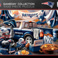 Masterpieces 1000 Piece Jigsaw Puzzle for mature-themeds - NFL New England Patriots Gameday - 19.25x26.75