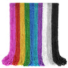 100 PCS Mardi Gras Beads Necklaces, 10 Colors 33 Inch Colorful Bead Necklaces Bulk Party Beads Necklace Round Beaded Necklaces f