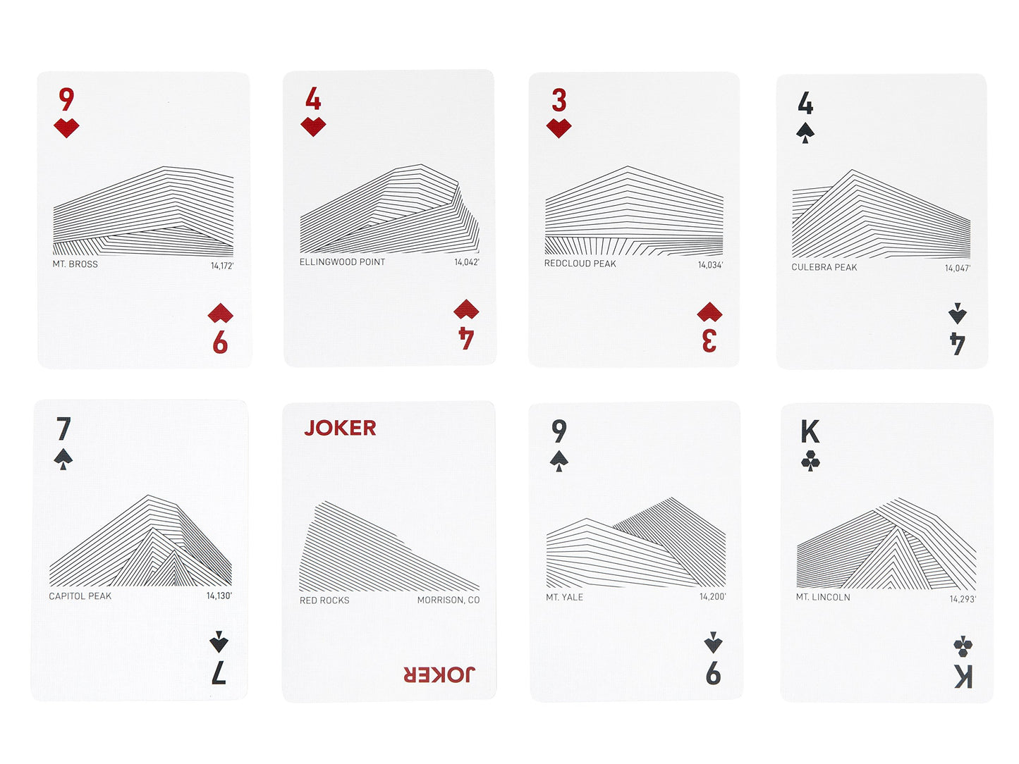 Stellar Factory Peak: Mountain Playing Cards