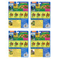 Teenage Mutant Ninja Turtles Classic 4" Turtles 4-Pack Figure Bundle - Multi Color, Plastic, Model 81324