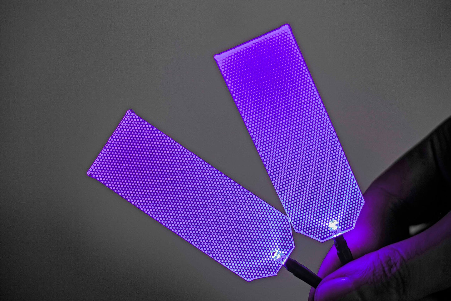 mlnyitus [Violets] Flexible Helmet Decorations led Lights Flexible Cosplay DIY kit Decorations RGB Light Superhero for Men Gifts