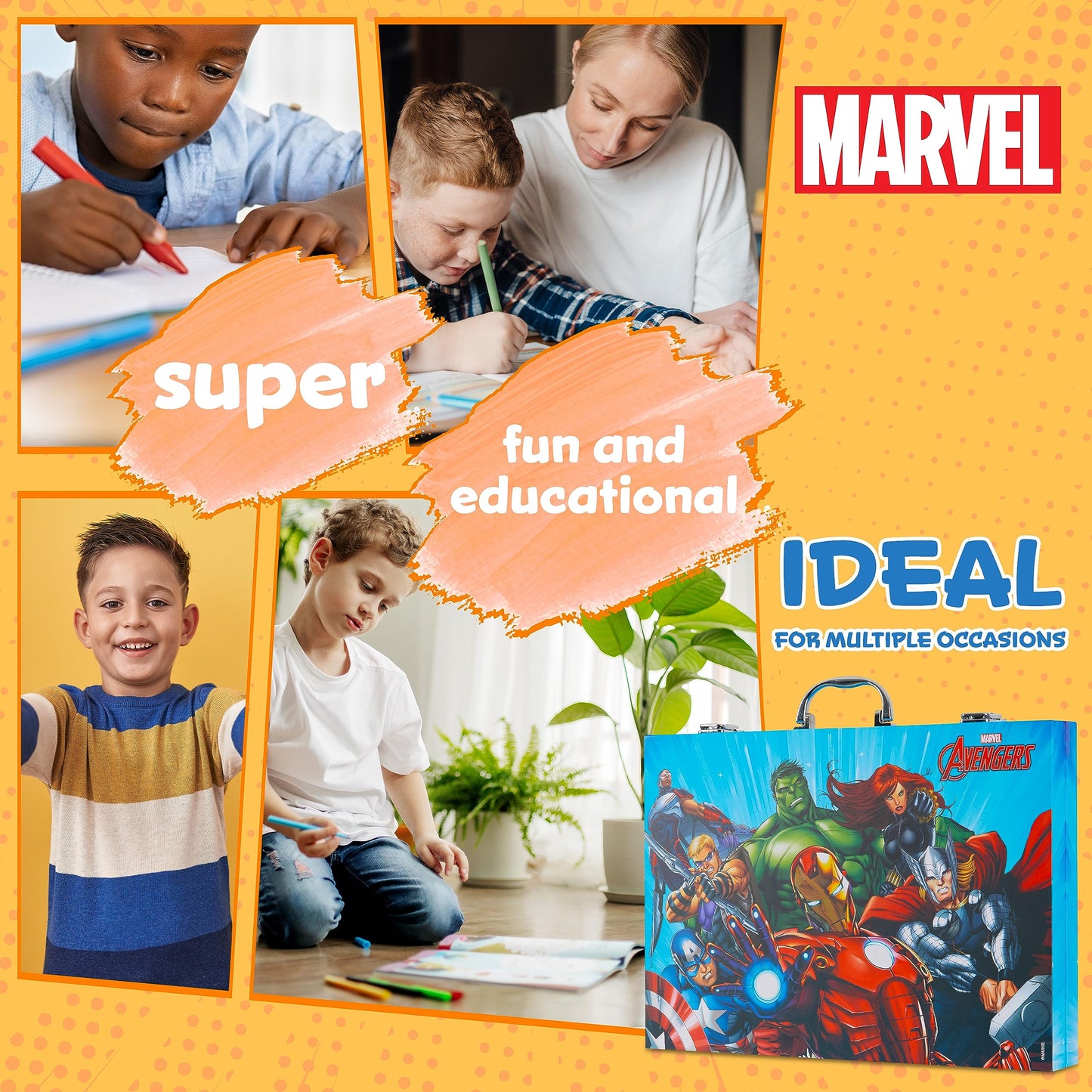 Marvel Avengers Inspirational Art Case (Multi Avengers)