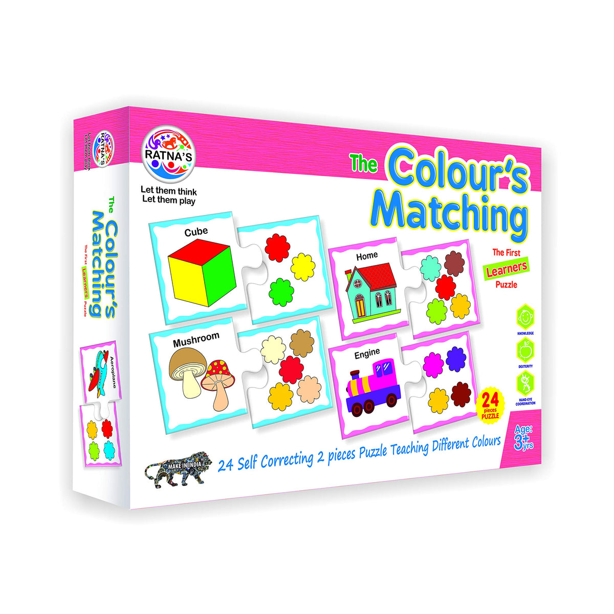 RatnaS Educational Jigsaw Puzzle Range For Kids (The Colour Matching)