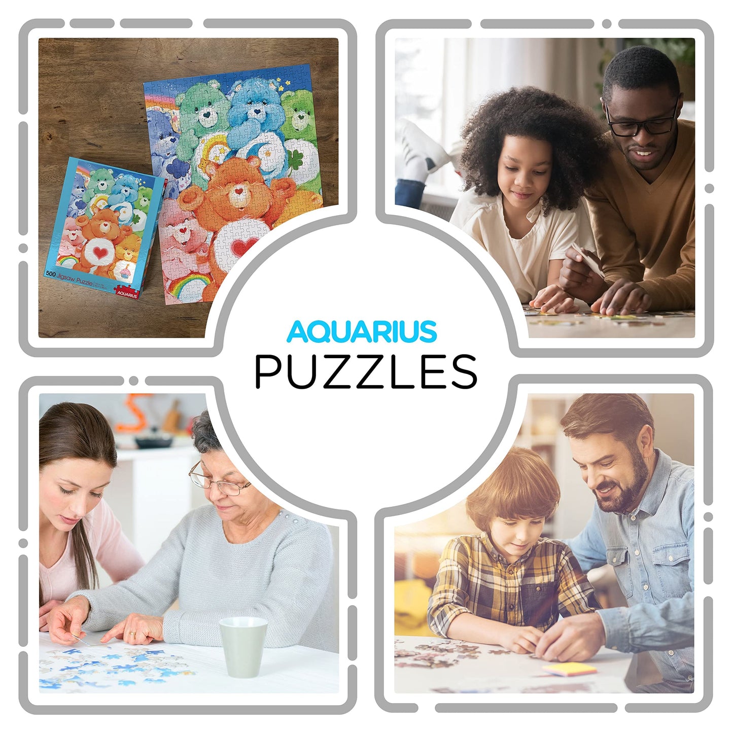 Aquarius Care Bears Puzzle (500 Piece Jigsaw Puzzle) - Glare Free - Precision Fit - Officially Licensed Care Bears Merchandise & Collectibles - 14 X 19 Inches