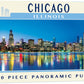 Masterpieces - 1000 Piece Jigsaw Puzzle, Chicago Skyline Panoramic, Fun For Adults, Family, Kids 13''X39