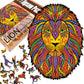 Ambiyaa Indian Lion | Wooden Jigsaw Puzzle For Kids & Adults | 31 Unique Animal Shape Pieces | Challenging And Educational Puzzl