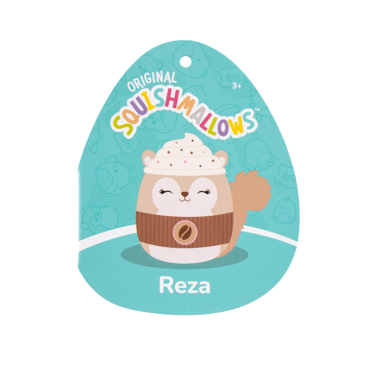 Squishmallows Original 5In Reza The Latte Squirrel - Official Jazwares Plush (Little)