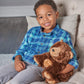 WILD REPUBLIC Brown Bear Plush Toy - Cuddlekins 12" Stuffed Animal, Soft Plush Gift for Kids, Model 10924
