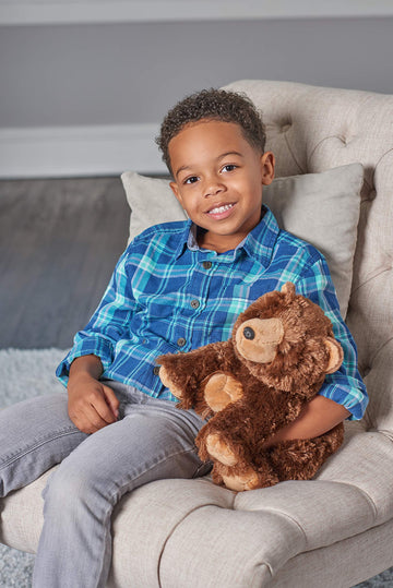 WILD REPUBLIC Brown Bear Plush Toy - Cuddlekins 12" Stuffed Animal, Soft Plush Gift for Kids, Model 10924