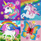 Qeuoyss 5D Diamond Art Kits For Kids Beginners Easy Kits Arts And Crafts For Kids Ages 8-12 Diamond Art Craft Set For Home Wall