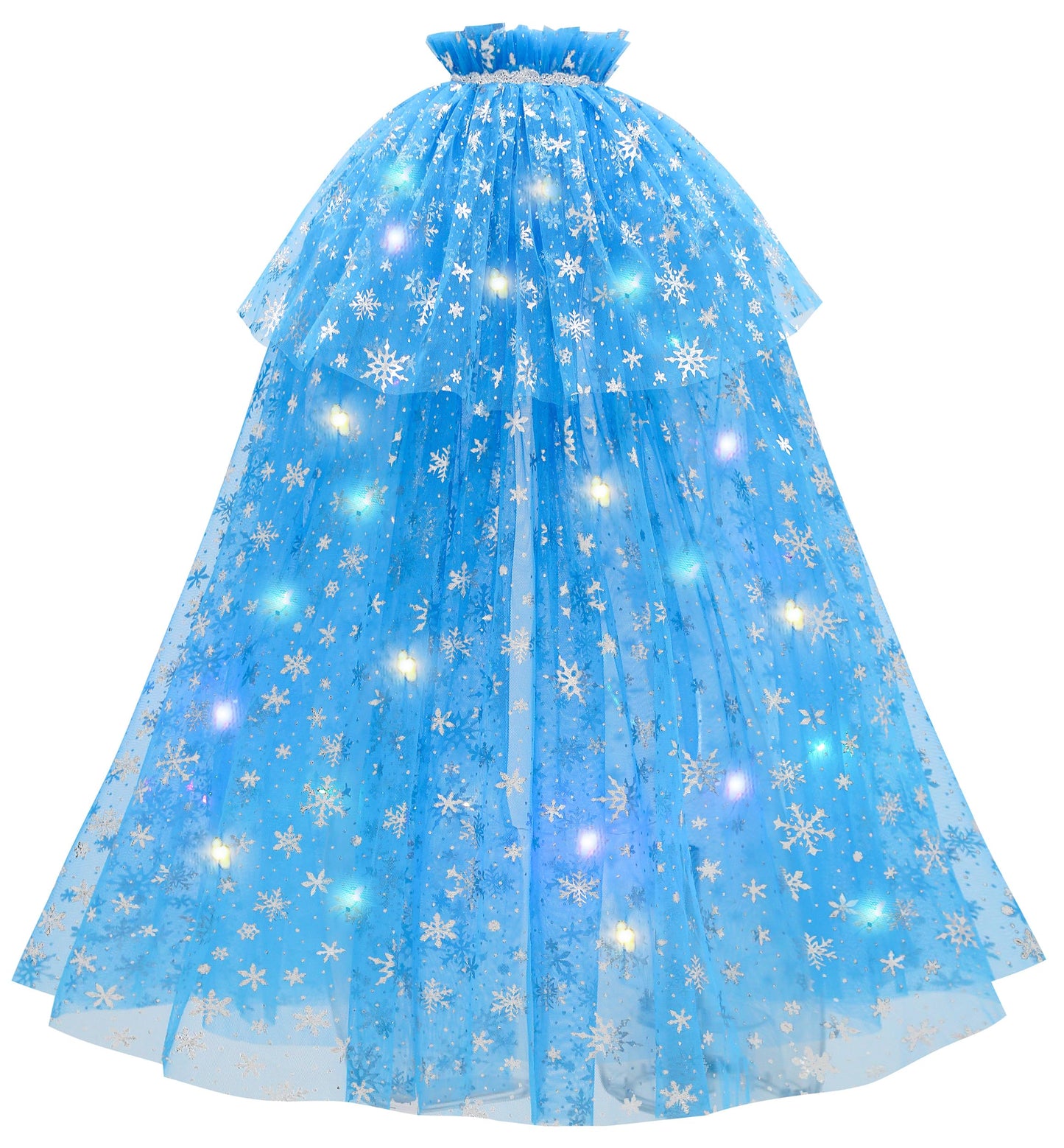 Avady Light Up Princess Dress Up Cape Toys For Girls Princess Dress Up Clothes Kids Halloween Christmas Birthday Gift