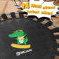 Bcan 36'' Mini Folding Ages 2 To 5 Toddler Trampoline With Handle For Kids, Two Ways To Assemble The Handle, Indoor/Garden Toddl
