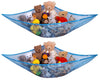 Handy Laundry Jumbo Toy Hammock, Blue - Organize Stuffed Animals And Children'S Toys. Great Decor While Neatly Organizing Kid'S