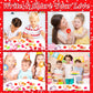 Octeric 28 Packs Valentines Day Gards With Mochi Squishy Toy, Kawaii Stress Relief Squeeze For Kids, Exchange Gifts Classroom Pr
