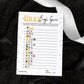Distinctivs Graduation Party Emoji Game - 25 Players