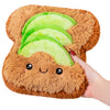 Squishable Mini Comfort Food Avocado Toast Plush - 7" Green Polyester - Model 841024110159