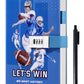 Cagie Gifts For Teen Boys Girls Diary With Lock Who Like Football, Kids Diary Securely Guard Secrets Journal With Lock For Boys, 192 Pages Refillable Teens Diary With Pen