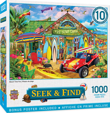 Beach Time Fun 1000 Piece Jigsaw Puzzle