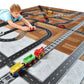 InRoad Toys PlayTape Road Tape - 36 Curves, 2" Wide, Black, No Residue, Sticks to Flat Surfaces