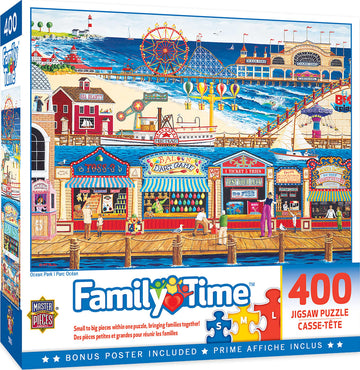 Masterpieces 400 Piece Jigsaw Puzzle For Adults, Family, Or Youth - Ocean Park - 18''X24''