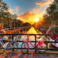 Ravensburger Bicycles in Amsterdam 1000 Piece Jigsaw Puzzle | enhanced Quality | Unique Pieces | Softclick Technology | Ideal for mature-themeds
