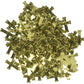 Creative Converting Embossed Cross Foil Confetti, Gold