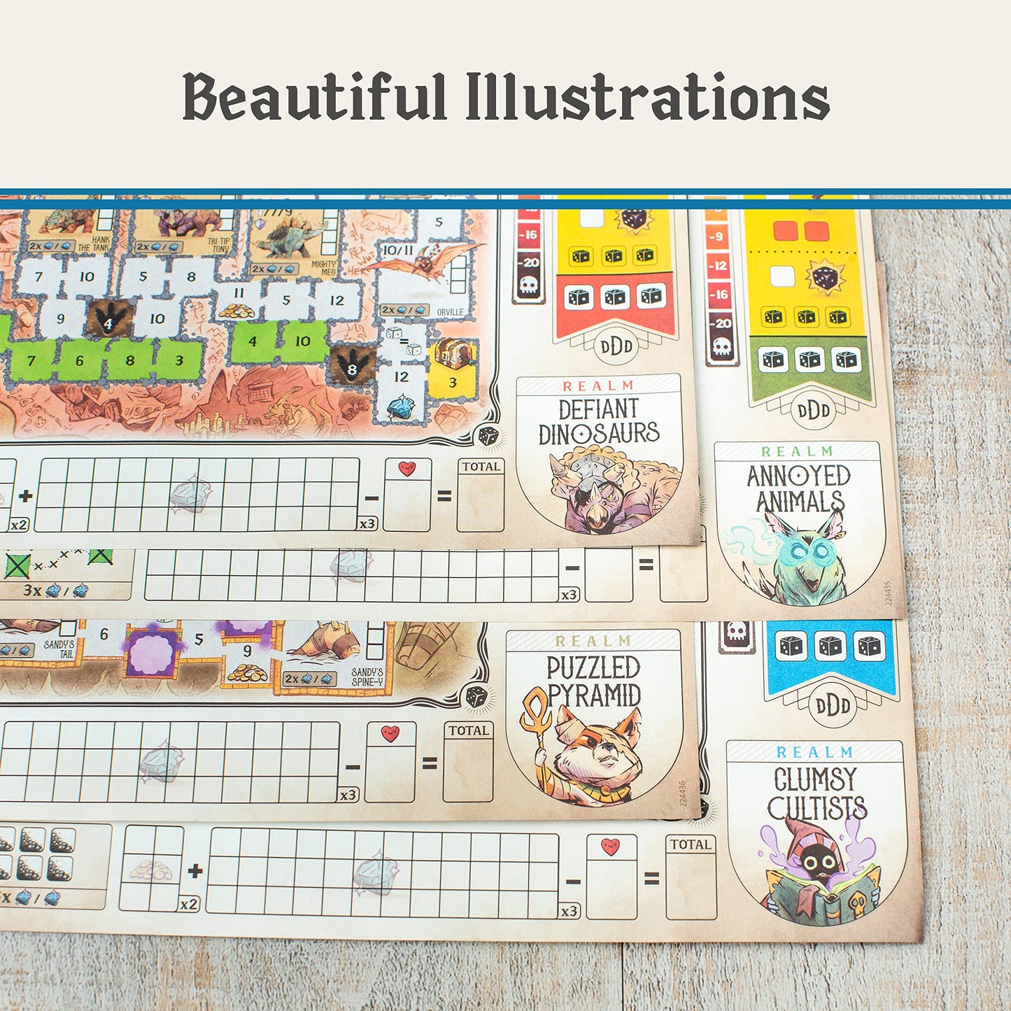 Ravensburger Dungeons  Dice & Danger - an Easy to Learn Roll and Write Strategy Game for Ages 12 and Up