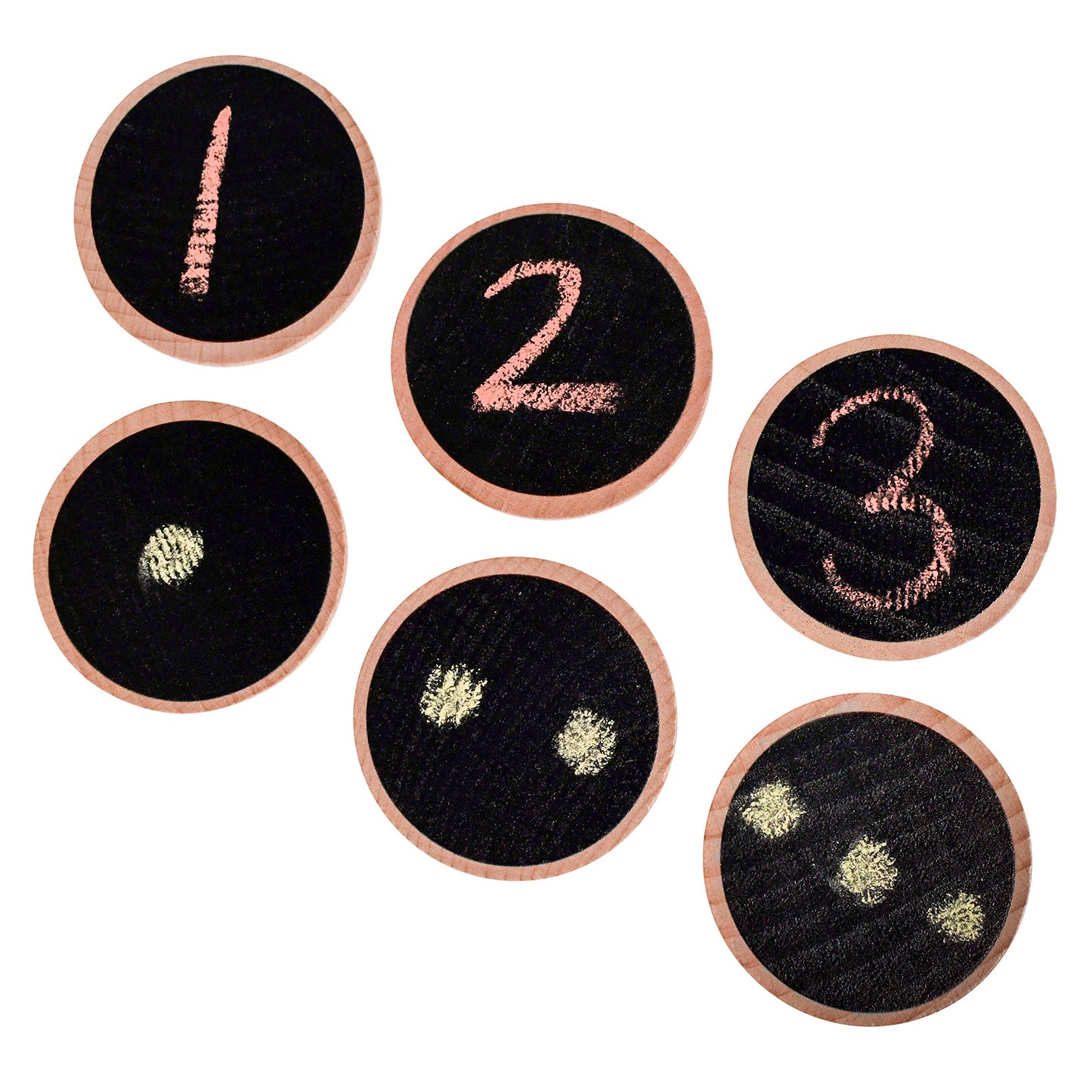 The Freckled Frog Matching Pairs - Create 'N' Play - Set Of 20 - Ages 2+ - Wooden Memory Game For Preschoolers & Elementary Aged Kids - Blackboard Surfaces To Draw Numbers, Shapes & Illustrations