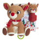 Kids Preferred Rudolph The Red-Nosed Reindeer Set With Stuffed Animal, Plush Rattle, & Crinkle Teether Activity Soft Book, Chris