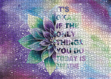 Gradient Flower Puzzle For Adults 1000 Pieces, Colorful Flower Plant Puzzle Rainbow Jigsaw Puzzles For Adults, Inspiring Puzzles As Religious Decor