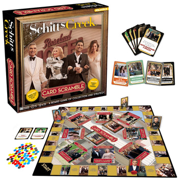 Aquarius Schitt'S Creek Card Scramble Board Game - Fun Family Party Game For Kids, Teens & Adults - Entertaining Game Night Gift