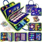 Toddler Busy Board Montessori Toys For 1 2 3 4 Year Old Boy Girl Birthday Gift, Sensory Toys For Toddlers Age1-3, Toddler Travel
