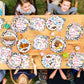 Gisgfim 96Pcs Holy Cow I'M One Party Supplies Pink Cow Print Paper Plates Napkins Cow First Party Tableware Set Cow Floral Dinne