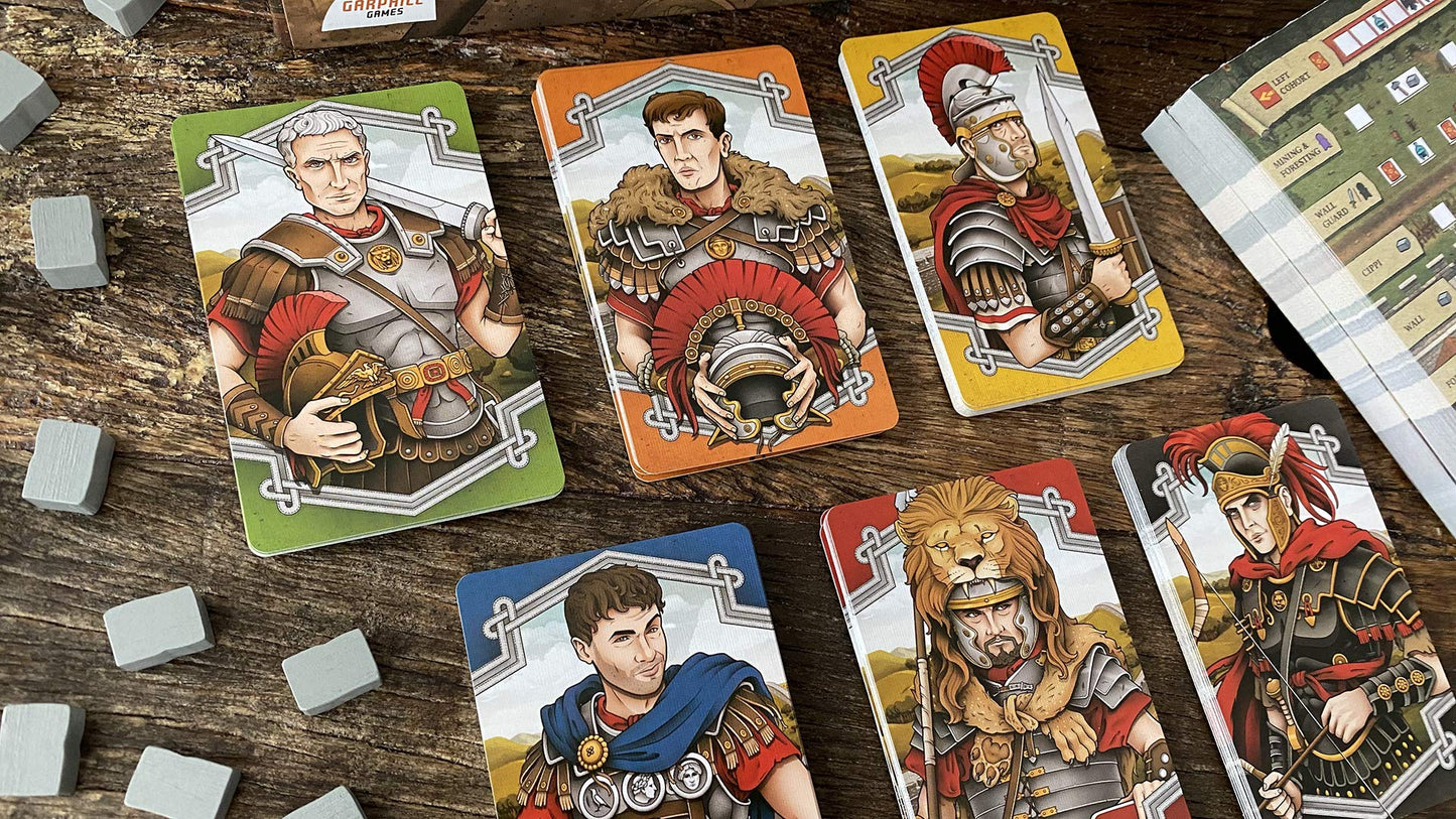 Renegade Game Studios Hadrian's Wall Strategy Board Game, 1-6 Players, 60 Min Playtime, Grey, Cardboard, RGS02200