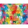 RoseArt 1000 Piece Jigsaw Puzzle - Cute Colorful Cats - Multi-colored - Model 4500ZZA - Perfect for Adults