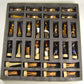 Hpl Egyptian Anubis Buff And Gold Set Of Chess Men Pieces - No Board