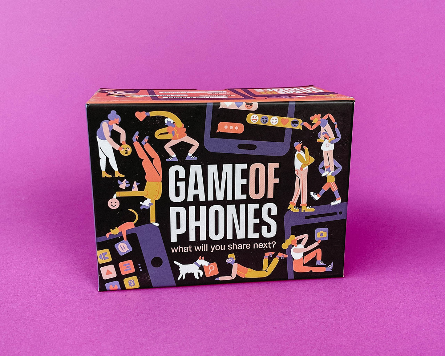 SolidRoots Game of Phones Card Game - Bright Plastic, Model BGZ110824, Fun Sharing Game for All Ages