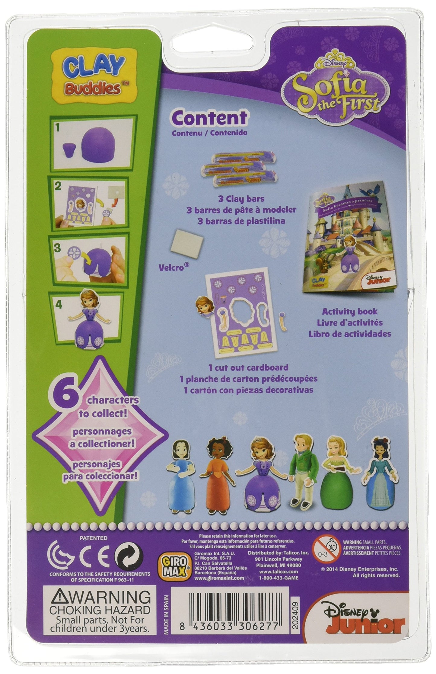 Giromax Sophia The First Blister Clay Buddies Pack