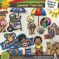 Summer Time Fun Felt Set | PRECUT & Ready to Play Felt Story Pieces for Flannel Board Teaching - Adorable Felt Characters by Pla