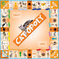 Late for the Sky CAT-opoly Board Game - Large Multicolor Edition, Fun Family Game for Cat Lovers