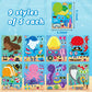 Hubirdsall 45Pcs Sea Make-A-Face Holographic Stickers Ocean Animals Diy Art Craft Rewards For School Kid Teacher Summer Mermaid Party Favor Sticker For Birthday Gift Children Room Ocean Decorated