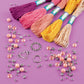 Make It Real - Macrame Friendship Bracelet Making Kit for Girls - Kids String Bracelet Making Kit - Friendship Bracelet Craft Ki