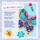 Peaceable Kingdom 53-Piece Shimmery Butterfly Floor Puzzle for Kids – Durable Berry Puzzle Pieces – Ideal for Classrooms, Ages 5 & Up