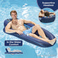 Aqua LEISURE Aqua Luxury Water Lounge Inflatable Pool Float X-Large Palm Beach Flamingo with Headrest, Backrest & Footrest