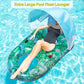 FindUWill Pool Floats with Canopy mature-themeds - XL Large Pool Float Lounger with Cup Holder  Removable Sun Shade Cover  Inflatable Pool Chair Floaties with Headrest  Footrest for Pool Beach (Green)