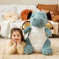 Ikasa Giant Dragon Stuffed Animal Plush Toy,23' Large Winged Dinosaur Big Jumbo Soft Toys, Huge Size Cute Fluffy Plushy Fat Plushie,Gifts For Kid