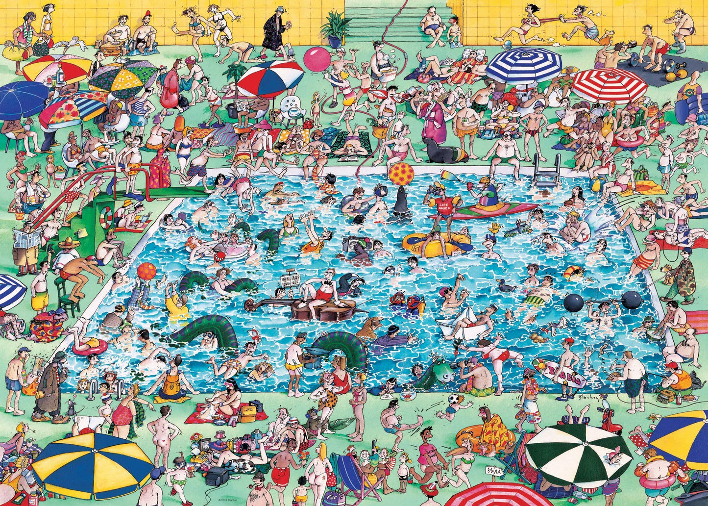 Heye Hy29904 Autruche7829904 Other License Jigsaw Puzzle, Yellow, 1000