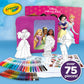 Crayola Disney Princess Art Case (75ct) Art Kit for Kids, Art Supplies, Disney Coloring Set, Disney Toys, Gift for Girls & Boys